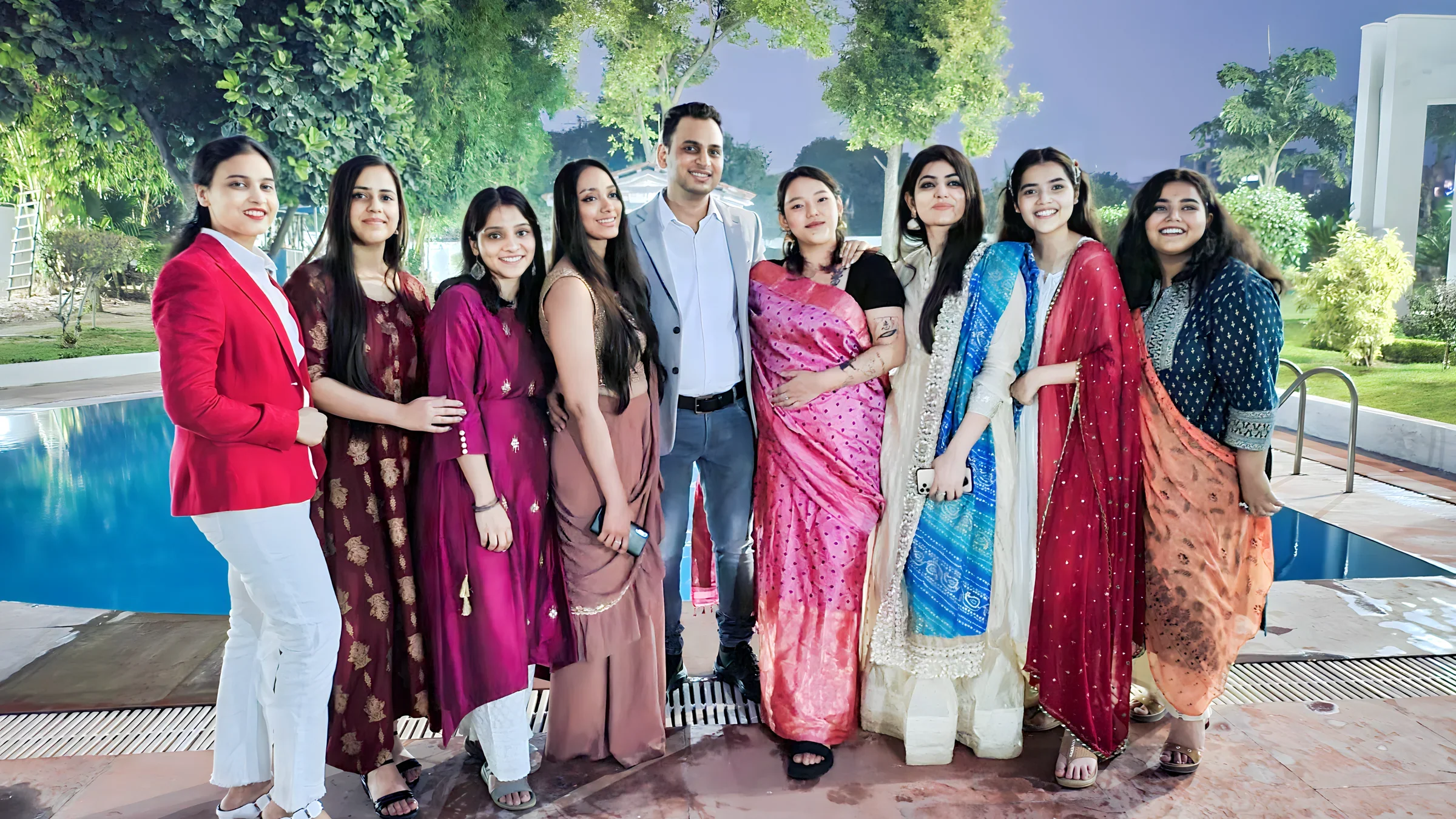 Lithvik Mukesh Sharma is photographed with Dr. Jyoti Kush and the CryptoMize team
